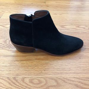 Sam Edelman Petty Black Suede Booties